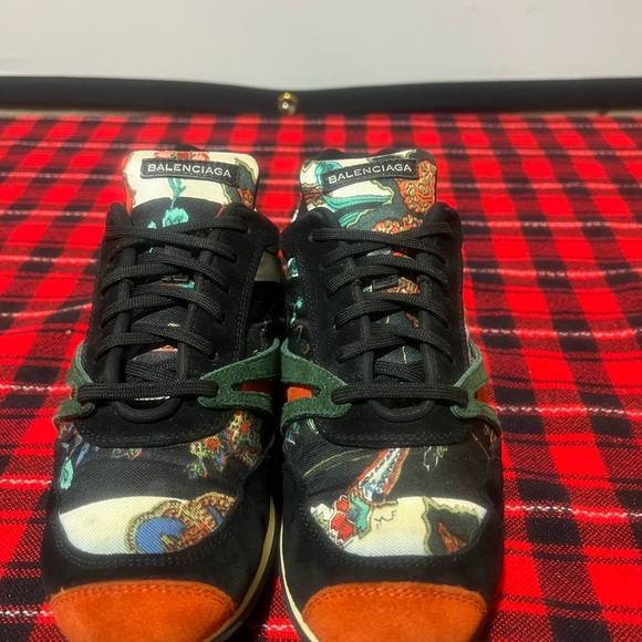 Balenciaga print and suede Stylish Multicolor women’s Sneakers